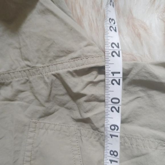 Madewell Embroidered back safari shirt tie front Large NWOT - Picture 7 of 9